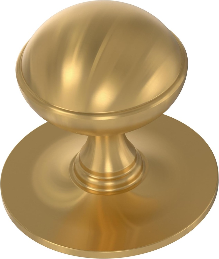 FRANKLIN BRASS Classic Farmhouse (10-Pack) Cabinet Knobs | Modern Gold Handles for Dresser Furniture Drawers/Kitchen/Door/Bathroom | 1-1/2" P41927C-117-B