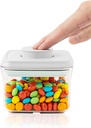 Mini Snack Container - 0.3 Qt Pop Food Storage Containers, BPA Free Small Food Containers with Lids, Food-Grade Air Tight Containers Candy Jars 320ml