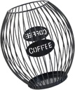 Coffee Capsule Organizer Metal Storage for Home and Coffee Shop Use
