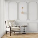 1 Set Peel and Stick Wall Molding Kit Thick Lines with French Flower Corners Thick Double Layer Premade Wainscoting Pre Cut Panel for Wall Molting Living Room Bedroom Decor 54 x 24 Inch