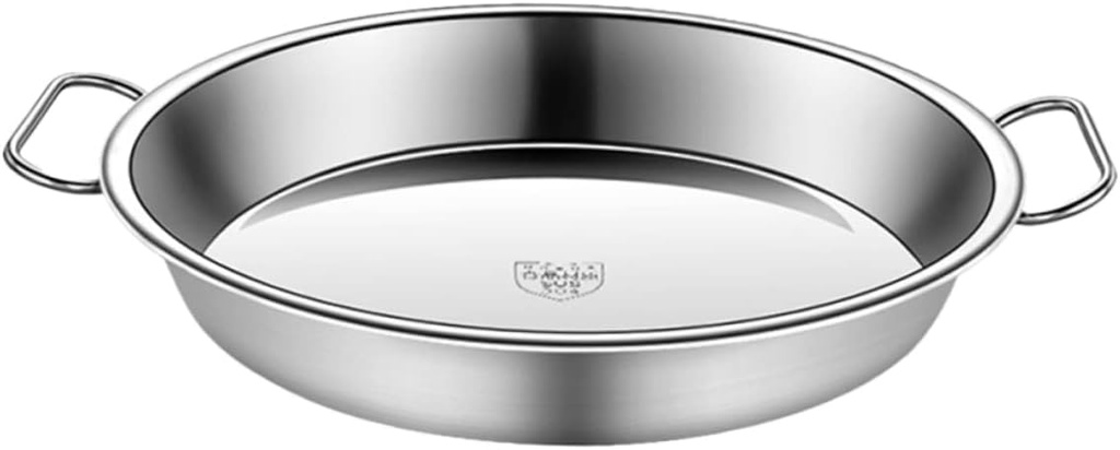 Alipis Practical Stainless Steel Steaming Tray Steamer Pan Asian Steamer Food Smooth Surface Easy to Clean