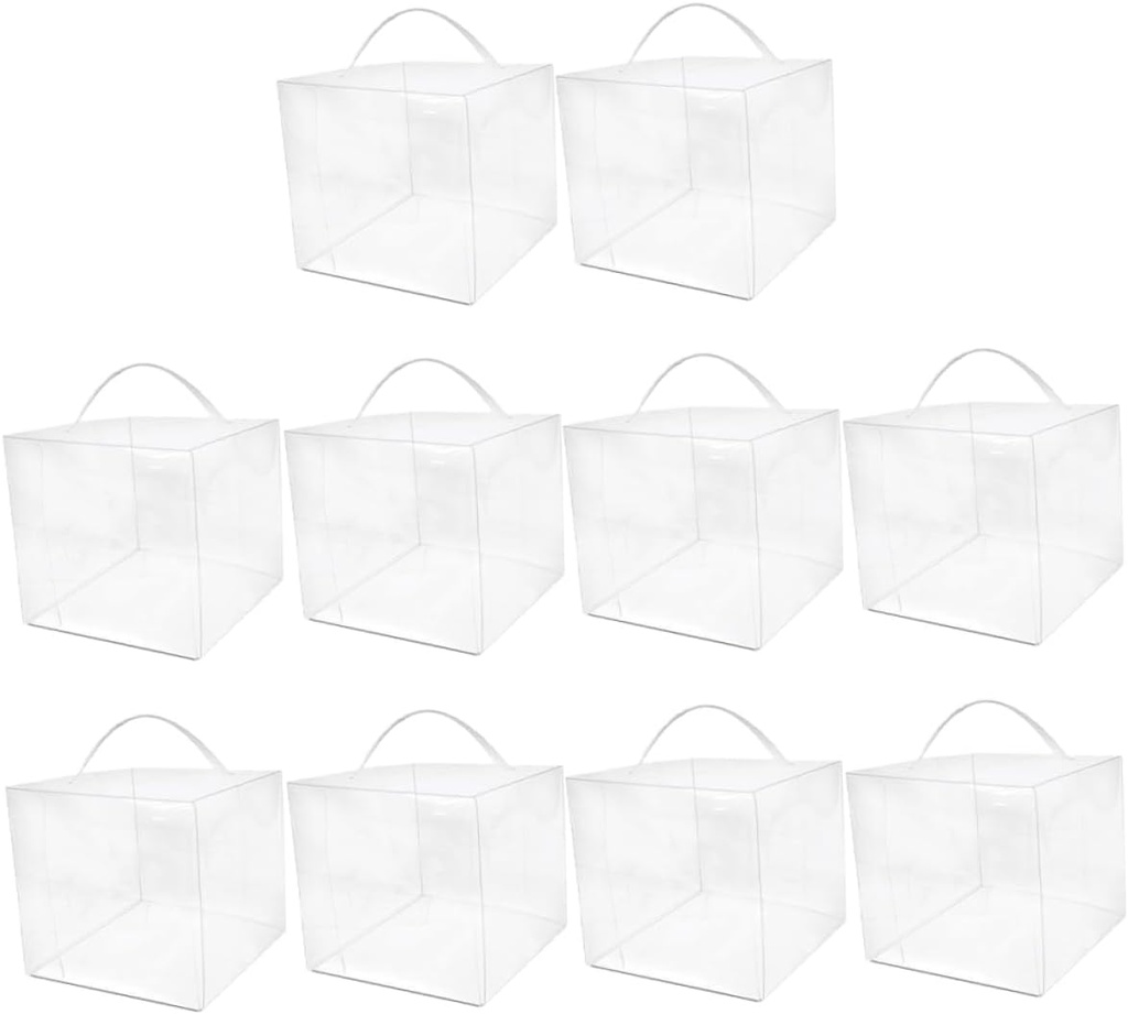 Elegant Cake Carrying Boxes Portable Decorative Boxes for Wedding Birthday Cupcake Parties