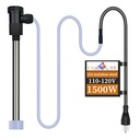 1500W Submersible Hot Tub and Pool Portable Electric Immersion Water Heater with WiFi Timer and Auto Shut Off for Bathtub, Above Ground Pool, Swimming Pool, Baptistry, & Inflatable Pool