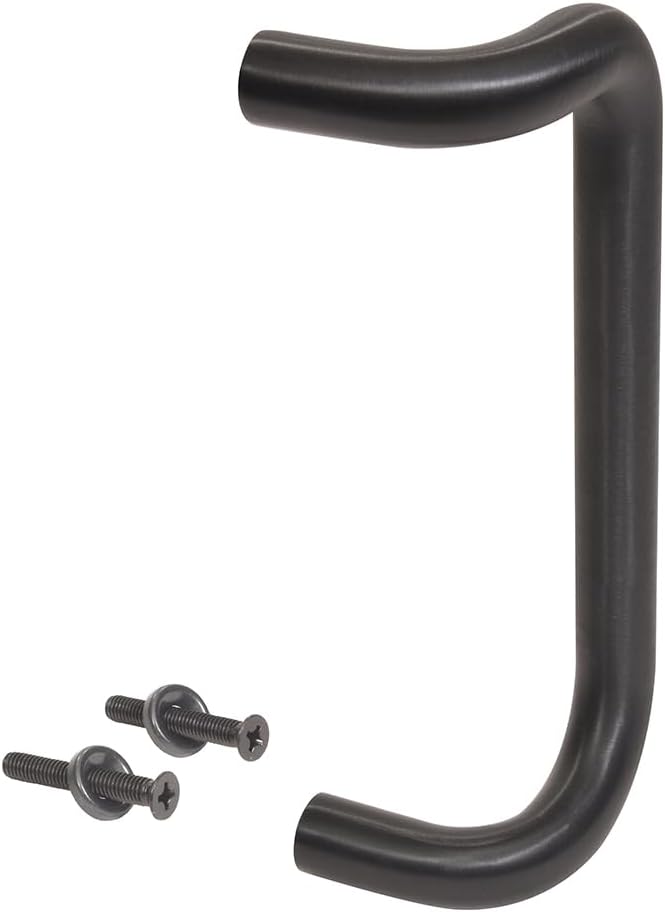 CRL 10" Oil Rubbed Bronze Solid Offset Pull Handles by CR Laurence