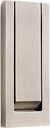 Baldwin 0184 Modern Rectangular Door Knocker from The Estate Collection - Lifetime Satin Nickel