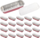 Hemoton 30pcs Cake Carrier Rectangular Cake Box Loaf Containers for Bakery Supplies