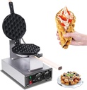 Bubble Waffle Maker,Electric Non Stick Egg Waffler Maker,1400W Double-sided Heating Bubble Waffle Maker,Stainless Steel Cake Oven Puff Bread Maker Bake Machine for Bakeries Cafes
