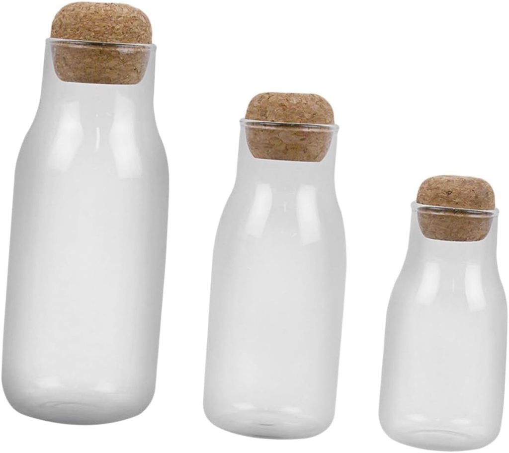 3pcs Airtight Sealed Jars Storage Box Lids Juice Containers Lids Cookie Jars