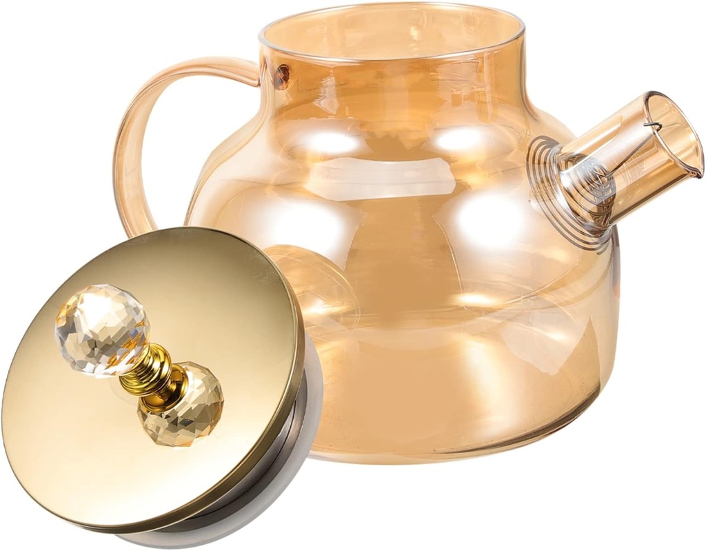 Ciieeo Elegant Glass Pitcher Insulated Water Pitcher Infuser Large Capacity Perfect for Iced Tea Filtered Water