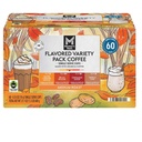 Flavored Variety Pack Coffee Pods, 60 Count (1 Pack, Flavored variety)