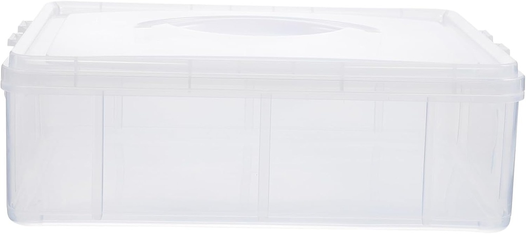 Portable Cupcake Carrier with Lid Reusable Cake Storage Box Handheld Dessert Holder for and Organization for Muffins and