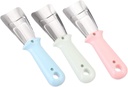 3pcs Stainless Steel Ice Scoop Refrigerator Ice Shovel for Easy Deicing and Cleaning Versatile Kitchen Tool for Vegetable Handling