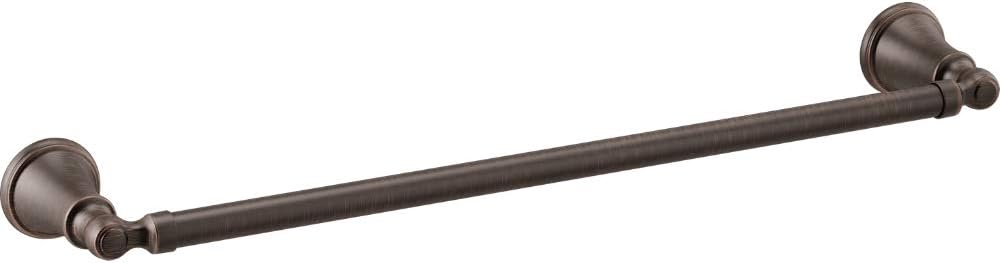 DELTA FAUCET Rubber Limited 73218-RB Woodhurst 18 in. Wall Mount Towel Bar Bath Hardware Accessory in Venetian Bronze