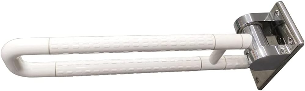 Safety Grab Bar Stainless Steel + Plastic Foldable Handrails, Barrier-Free Safety and Non-Slip Bathtub Shower Toilet Handrails, Suitable for Elderly People with Disabilities/6020Cm