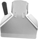 ABOOFAN Stainless Steel French Fry Shovel Non-Slip Handle Food Scoop for Ice Cubes Chicken Fillet and Commercial Use 1-Piece