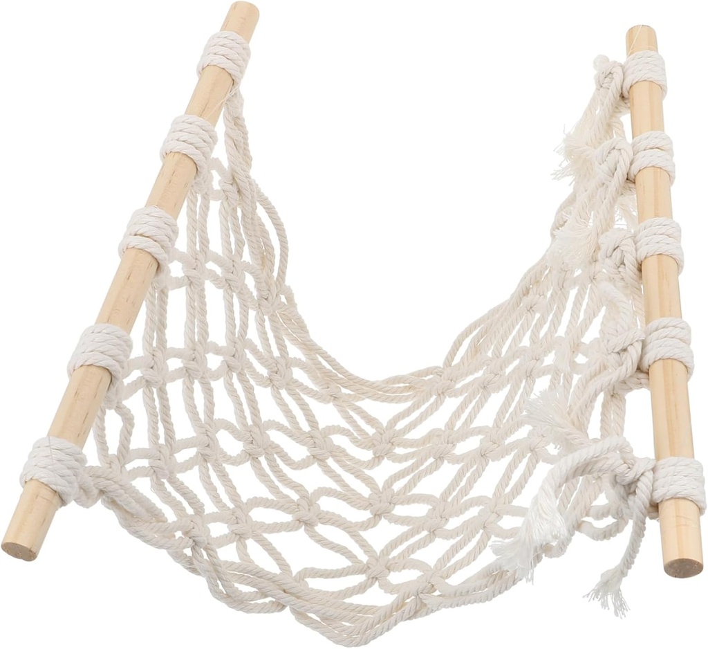 Unomor Cotton Fruit Hammock Vegetable Storage Hammock Decorative Produce Kitchen Hanging Basket