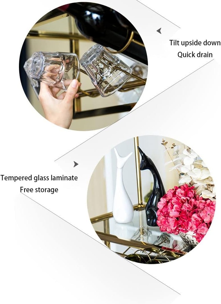 Wine Rack Ceiling Hanging Wine Glass Rack Decoration Shelf Suitable Storage Holder for Bars Restaurants Kitchens or Wine cellars (Size : D) (B)