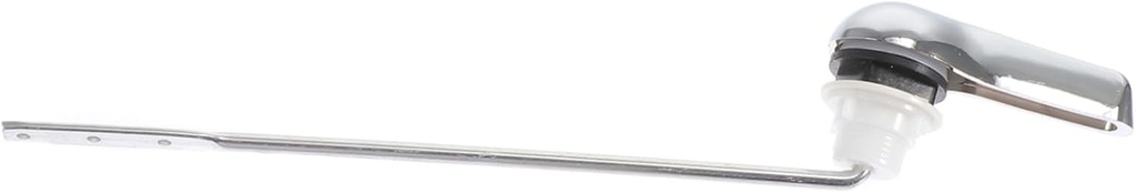 DOITOOL Retro Toilet Flush Lever Front Side Mount Bathroom Tank Handle Silver Press Button Flushing Switch for Home and Commercial Restrooms