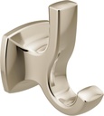 Moen YB5103NL Voss Double Robe Hook, Polished Nickel