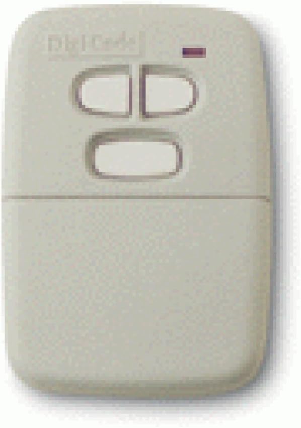 Digi Code 5030 3 Button Garage Door Opener Remote 300 MHz Multi Code Compatible