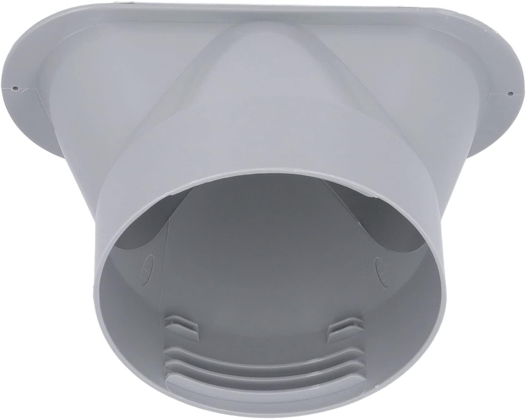 YOUTHINK Air Conditioner Exhaust Hose Connector, Flat Mouth 5in Caliber AC Coupler Portable Exhaust Duct Interface for 130mm Hose