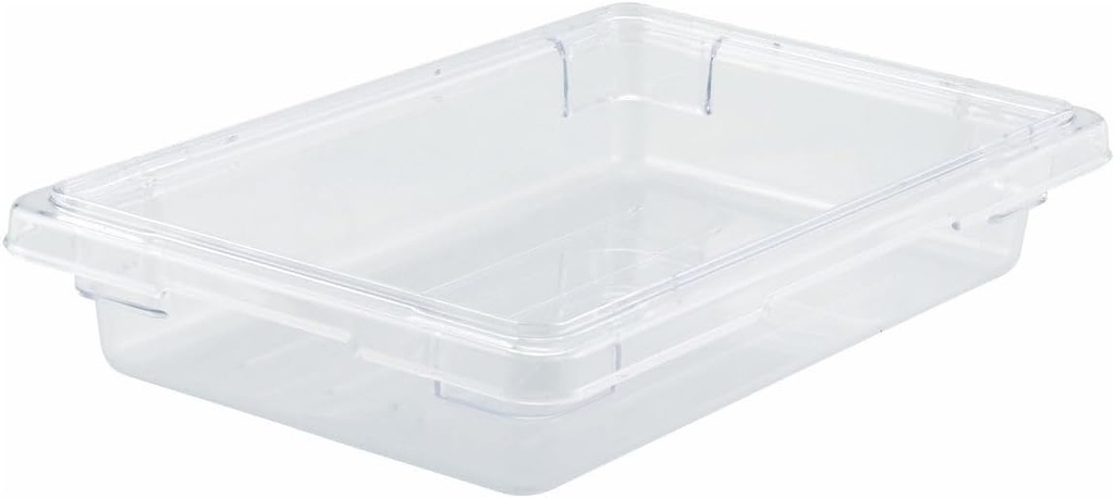Winco Polyware Food Storage Box, 12 x 18 x 3 1/2 inch - 1 each.