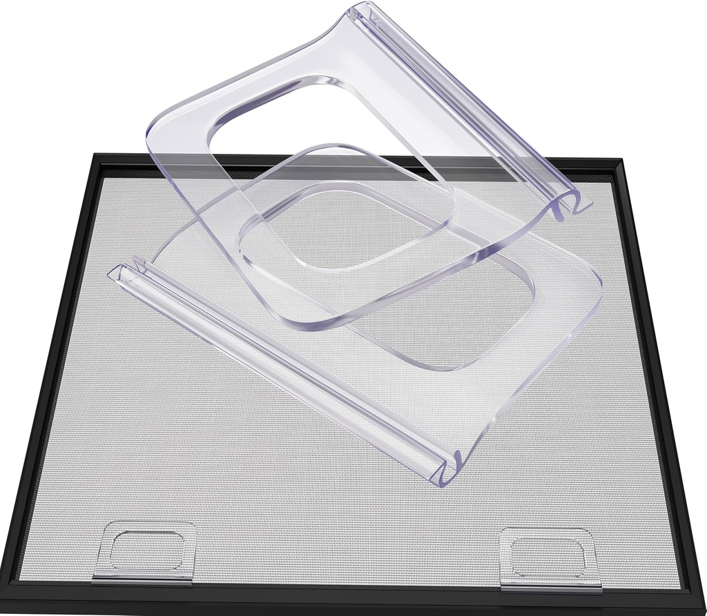 Clear Window Screen Pull Tabs – 20 Pack Universal Fit Lift Handles, Weather-Resistant Durable Plastic Tabs for Easy Screen Removal