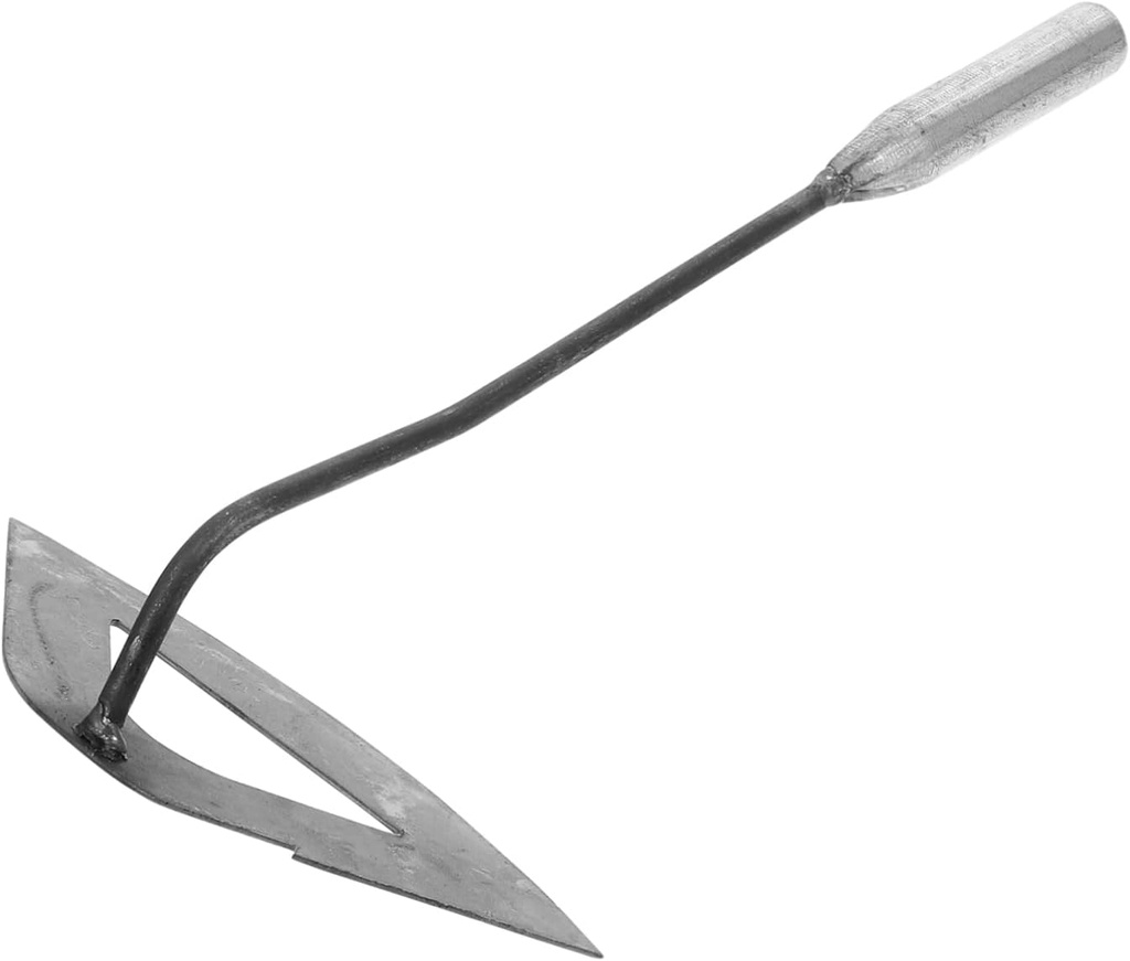 Garden Hoe Hand Tool for Weeding and Planting Heavy Duty Outdoor Cultivating Shovel Comfortable Grip for Lawn Care and Gardening