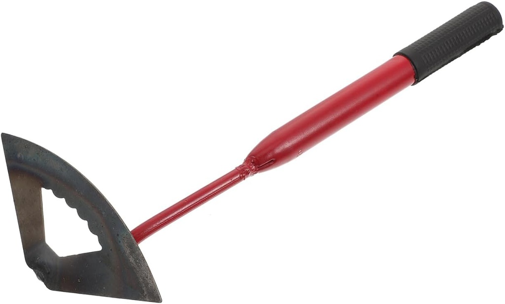 Sosoport Durable Gardening Hoe with Grip Handle for Efficient Weeding Soil Loosening and Planting Hand Tool for Landscaping and Agriculture
