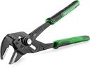 SK 10-Inch Pliers Wrench, Premium CR-V Construction, Smooth Parallel Jaws with Comfortable Grips