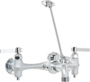 American Standard 8344212.004 Top Brace Wall-Mount Service Sink Faucet with 6-Inch Vacuum Breaker Spout