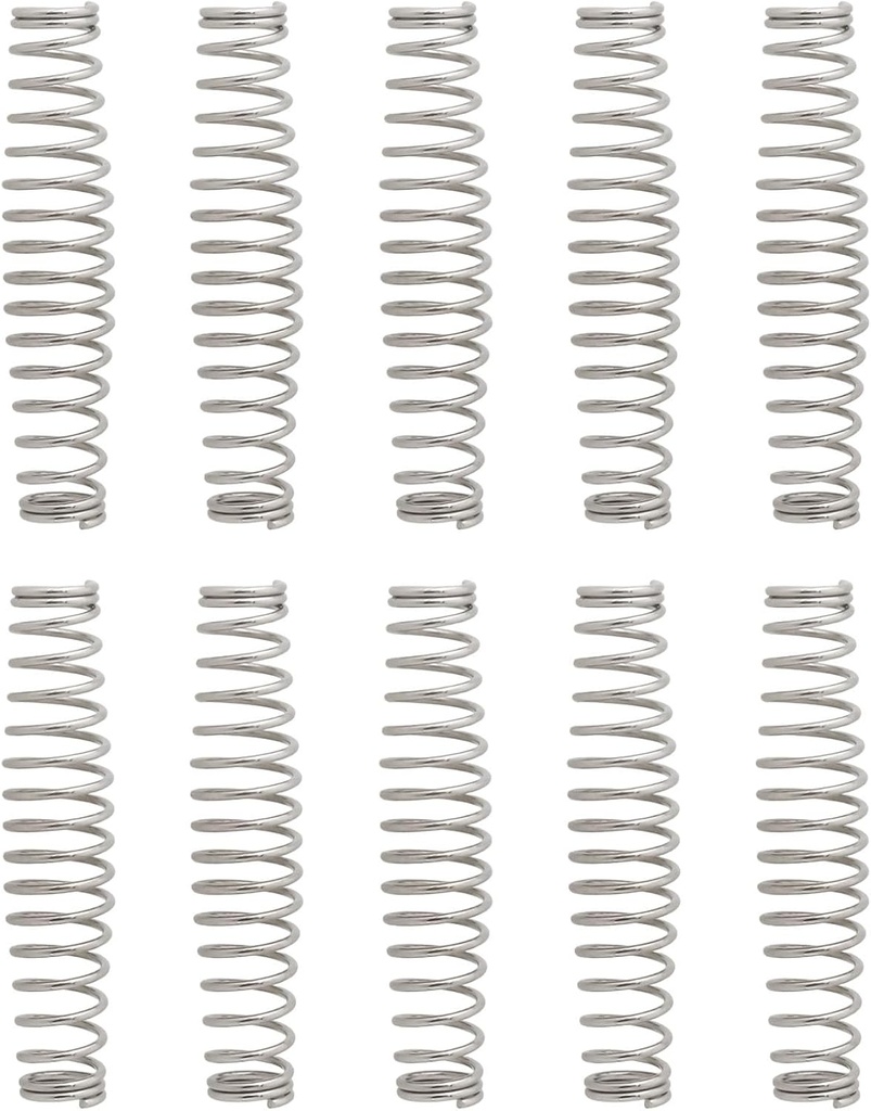 10pcs Pruning Shears Spring Stainless Steel Replacement Part Precision Pruning Shears Springs Gardening Scissors Springs Pruning Tool Parts for Garden Clippers Trimmers 5x1cm