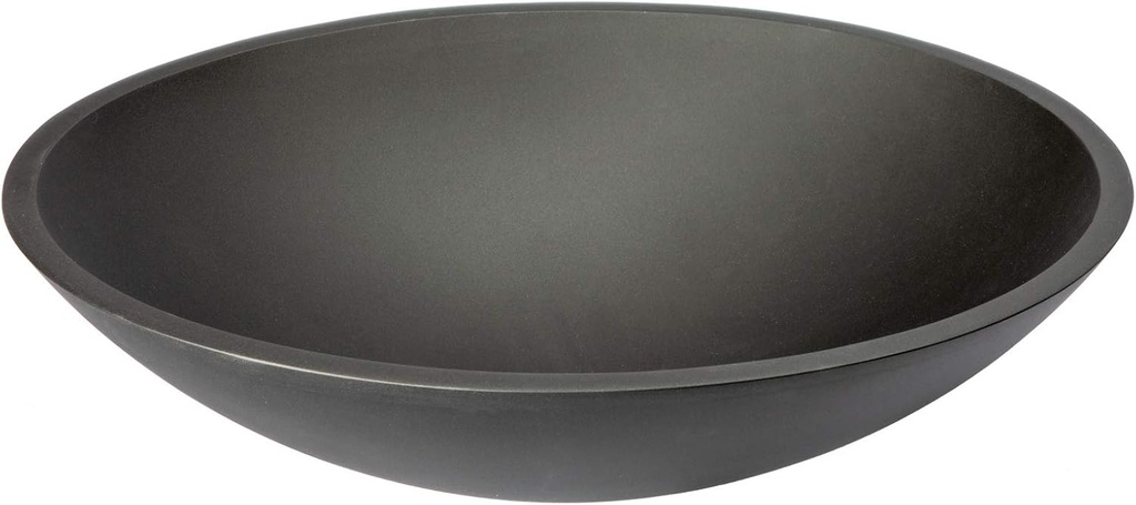 Eden Bath Matte Black Oval Glass Sink Bowl Bathroom Vessel Sink for Vanity Top