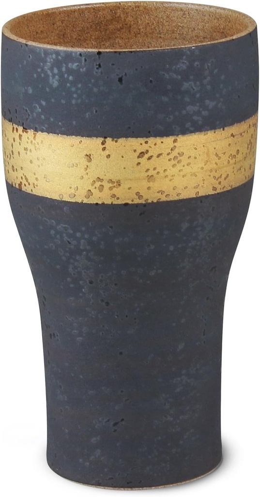 シートゥーシー ジャパン(Ctoc Japan) Hasami Ware Tumbler, Double Wall Construction, Keipo Beer Cup, Gold Road, Approx. φ3.1 x H 5.6 inches (8 x 14.2 cm), 11.2 fl oz (330 cc)