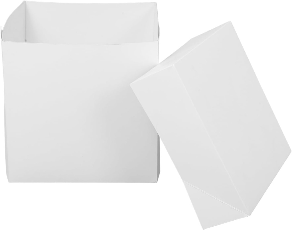 Cabilock Cake Box with Cake Board Portable Packaging Container for Weddings Birthdays and Grand Celebrations Box for and Display