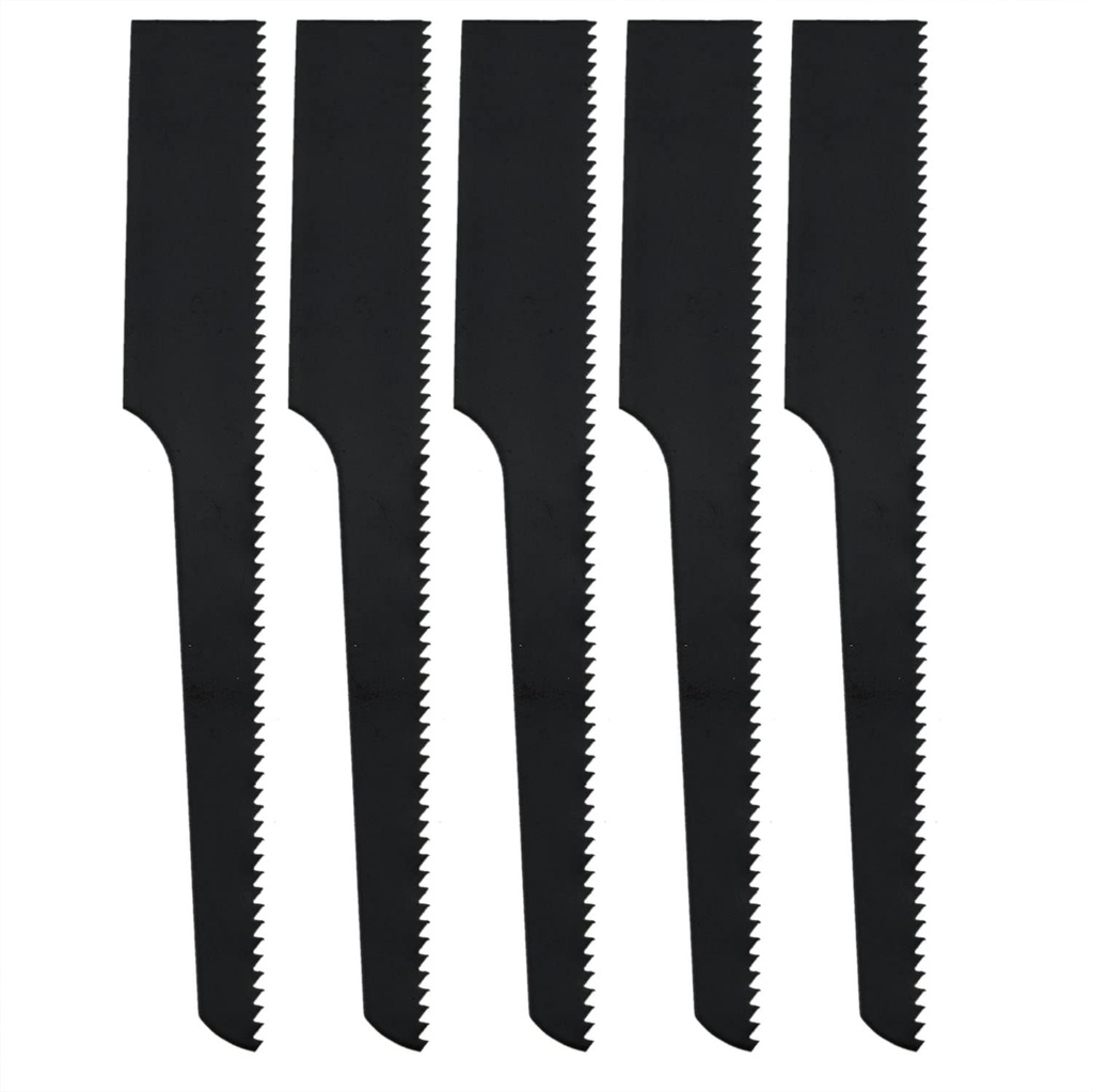 Reciprocating Saw Blade CHENJIN 5PCS 18T Reciprocating Air Body Saw Hacksaw Blades Tools for Metal, Woodcutting, Rubber