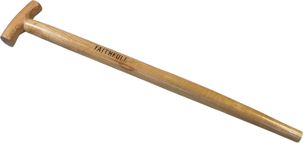 Faithfull Ash T Handle Bent Taper 28IN