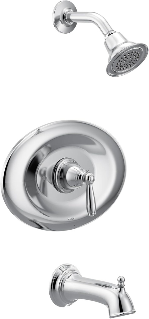 Moen T2157EP Brantford Posi-Temp Eco-Performance Tub and Shower Trim Kit, Valve Required, Chrome