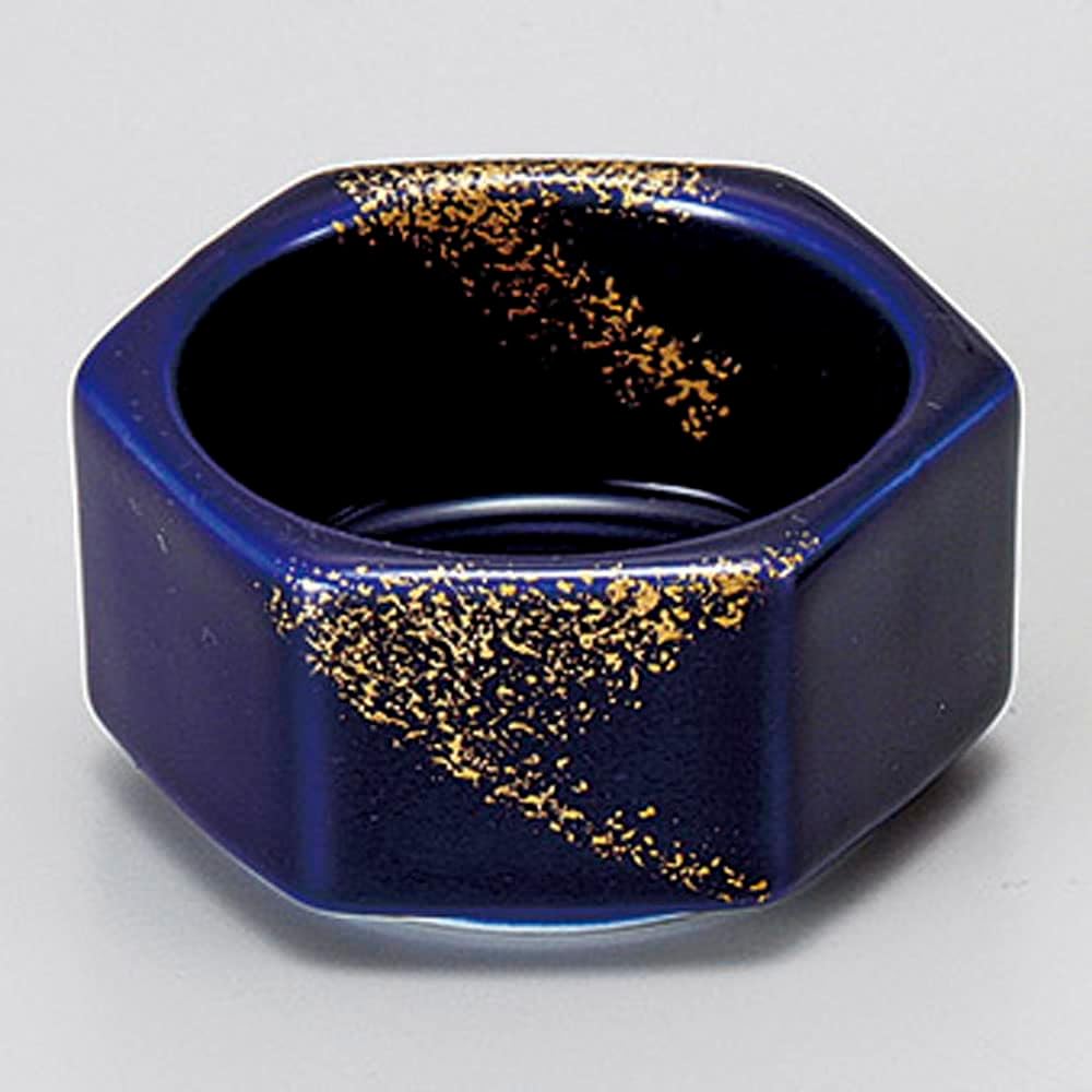 Yamasita Craft 113-32-716 Ruri Kinbuki Hexagonal Delicacy