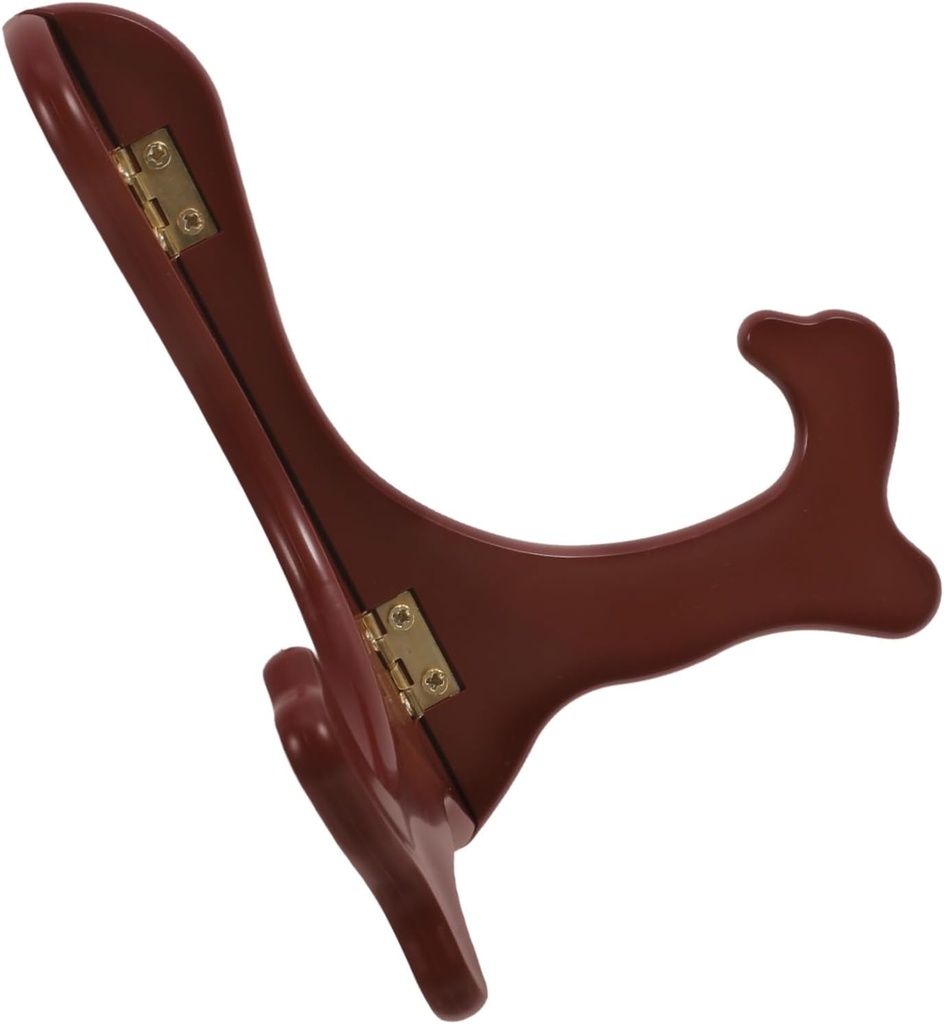 GLEAVI Ceramic Plate Holder Dish Display Stand Multifunctional Photo Stand Sturdy Plastic Adjustable Bracket Easy Install Home Decor