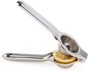 Lemon juicer - stainless steel handheld press machine for manual squeezing of lemons and oranges for quick juice extraction