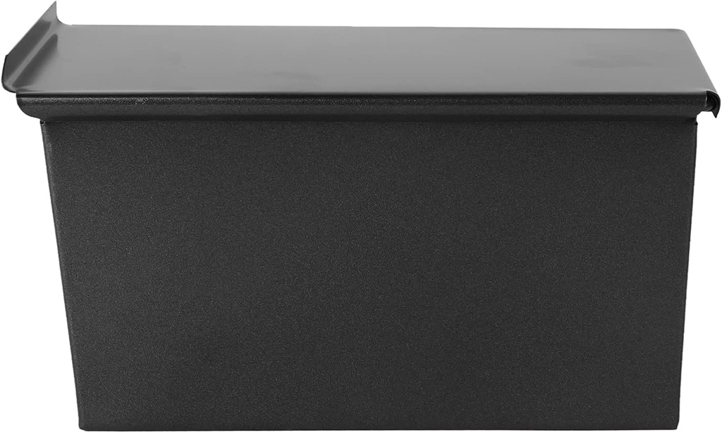 Luxshiny Stainless Steel Loaf Pan with Lid 7.08X4.25X3.54 Inch Non-Stick Pullman Bread Baking Mold for Homemade Toast and Sandwich Bread