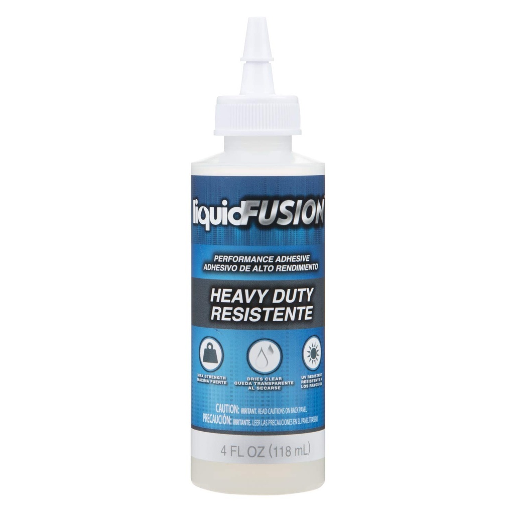 Aleene's Liquid Fusion Heavy-Duty Glue 4 fl oz, Maximum Strength, NonToxic & Dries Clear, Ideal for Rhinestone Crafts, Diamond Art, Glitter