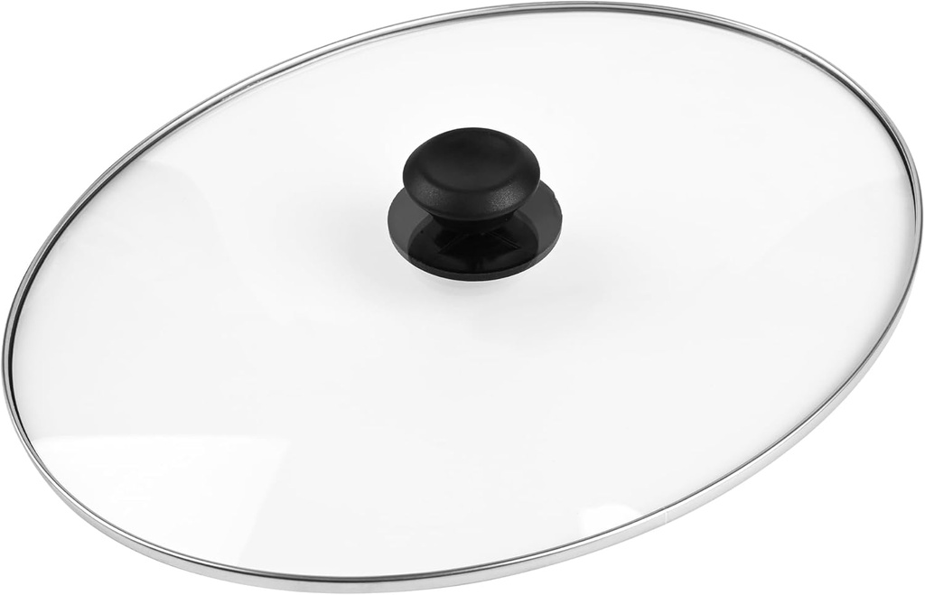 Oval Glass Lid 7 Quart Replacement, Fits For Crock Pot 7qt Slow Cooker SCV700SS and for Hamilton Beach Slow Cooker SCV700, 33474G, SCV700-KC, SCV700SS, Replacement Oval 7 Quart Lids
