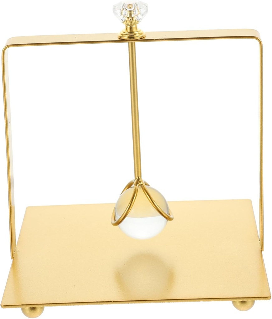 Alipis Crystal Ball Upright Napkin Holder Metal Tissue Dispenser Vertical Serviette Stand for Kitchen Dining Table Restaurant Use