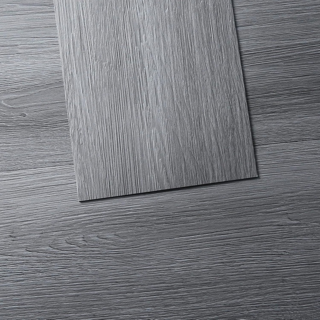 Peel and Stick Floor Tiles, Self Adhesive Vinyl Flooring Plank,6x16.5inch 48pack 32.88 Sq.Ft, Waterproof DIY Deep Wood Grain Planks Easy to Install for Kitchen, Living Room, Grey