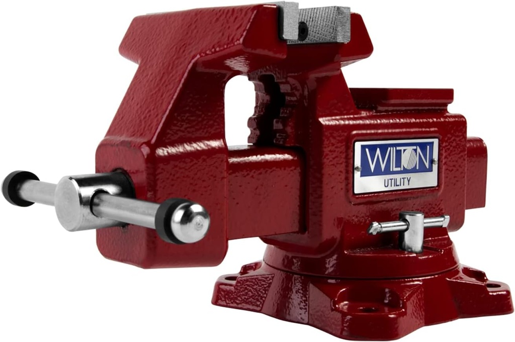 Wilton Utility Bench Vise, 4-1/2" Jaw Width, 4" Jaw Opening, 2-5/8" Throat (Model 674U)