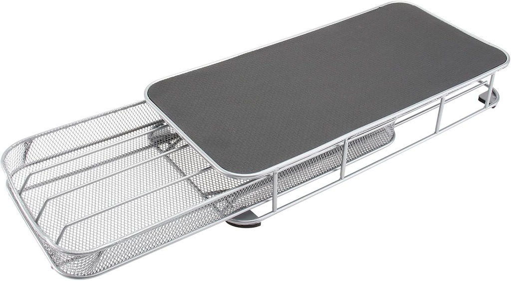 KICHOUSE Coffee Capsule Holder Drawer Storage Rack Compact Organizer for Home Office and Kitchen Neatly Stores Coffee Easy Silver Finish