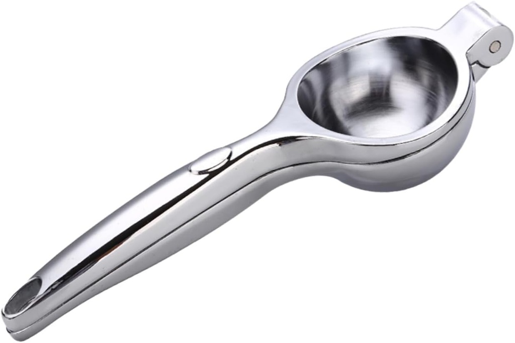 Zinc Alloy Manual Lemon Clip Juicer Ergonomic Handheld Citrus Squeezer for Orange Lemon Grapefruit Rust-resistant Healthy Coating Easy to Use Household Fruit Juicer