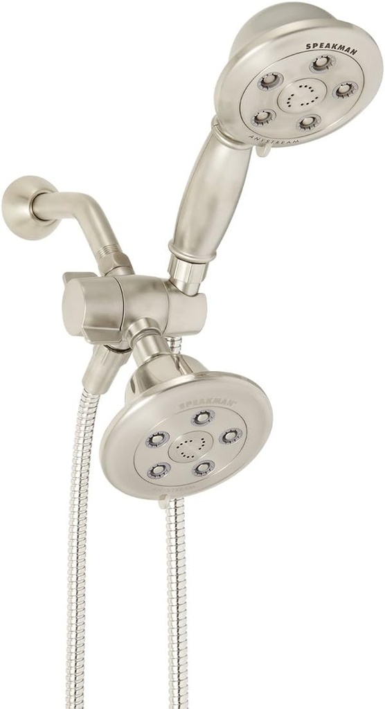 Speakman VS-233011-BN Chelsea Anystream 2-Way Shower Combination, 2.5 GPM, Brushed Nickel